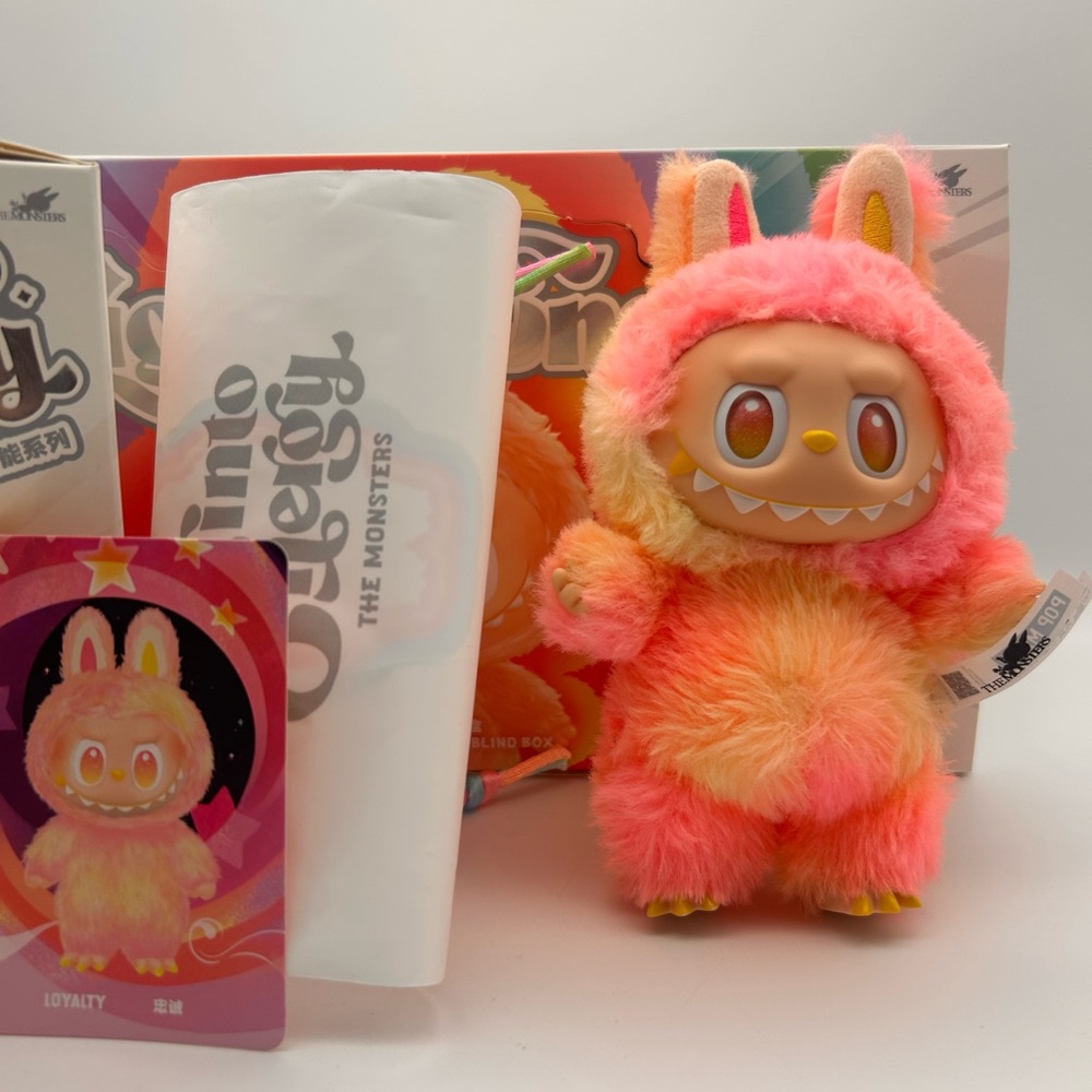 Pop Mart Labubu Big Into Energy Loyalty Orange V3 (US Seller) Authentic New